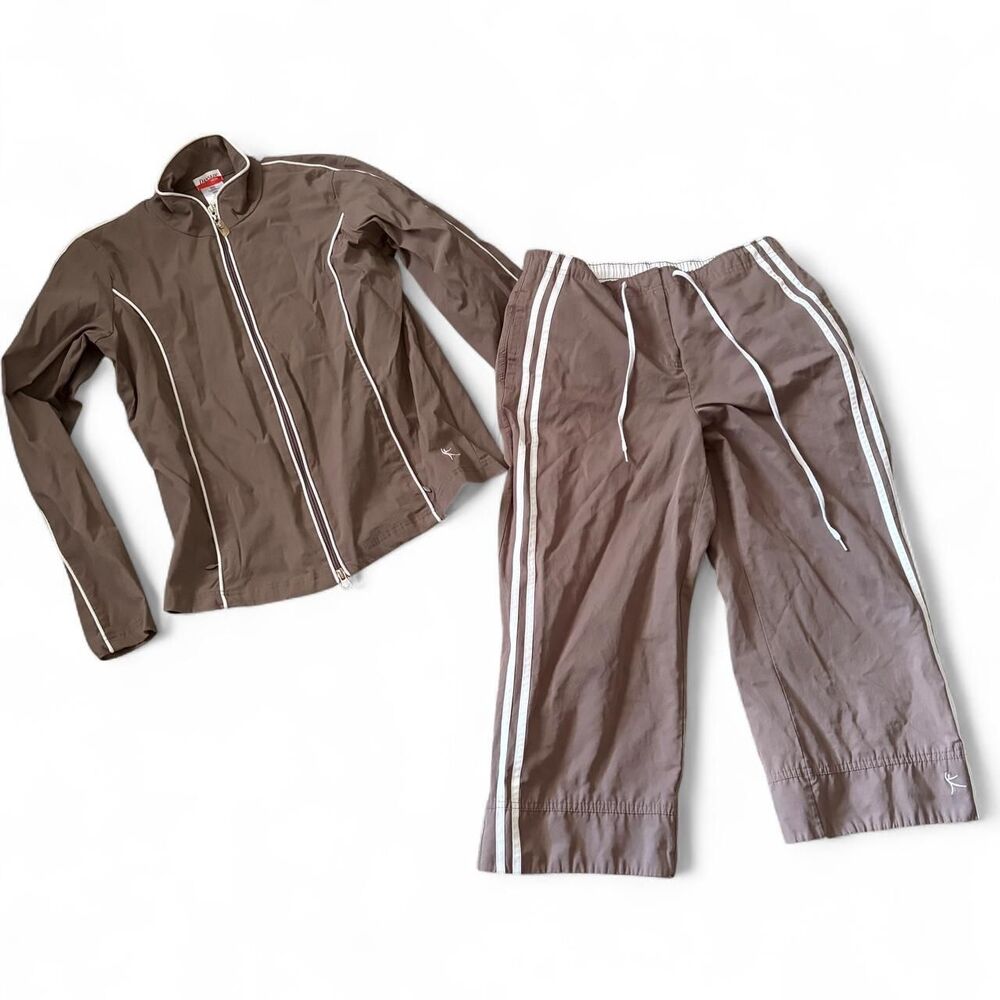 Danskin Women's Brown and Grey Trousers